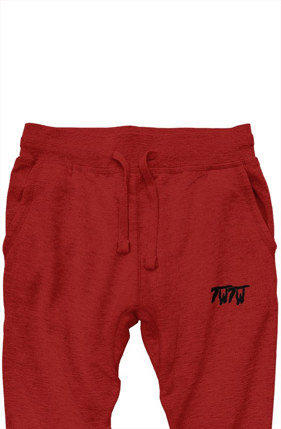 TWTW Embroidery premium joggers
