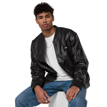 Load image into Gallery viewer, TWTW Leather Bomber Jacket
