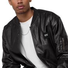 Load image into Gallery viewer, TWTW Leather Bomber Jacket
