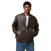 Load image into Gallery viewer, TWTW Leather Bomber Jacket
