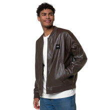 Load image into Gallery viewer, TWTW Leather Bomber Jacket
