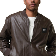 Load image into Gallery viewer, TWTW Leather Bomber Jacket
