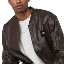 Load image into Gallery viewer, TWTW Leather Bomber Jacket
