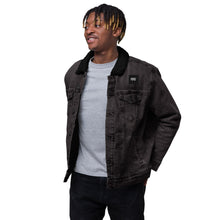 Load image into Gallery viewer, TWTW Unisex denim sherpa jacket
